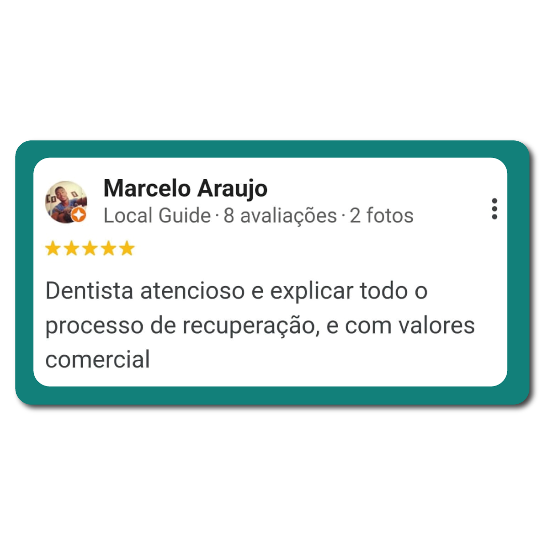Avaliação no Google