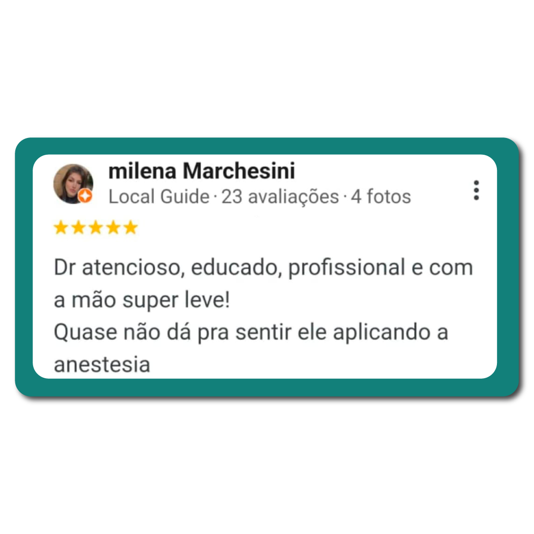 Avaliação no Google