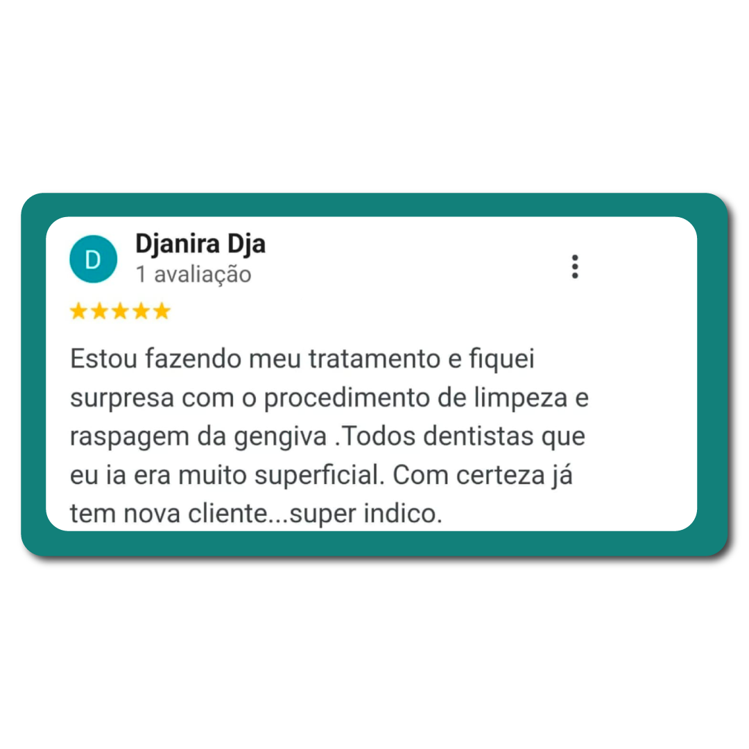 Avaliação no Google