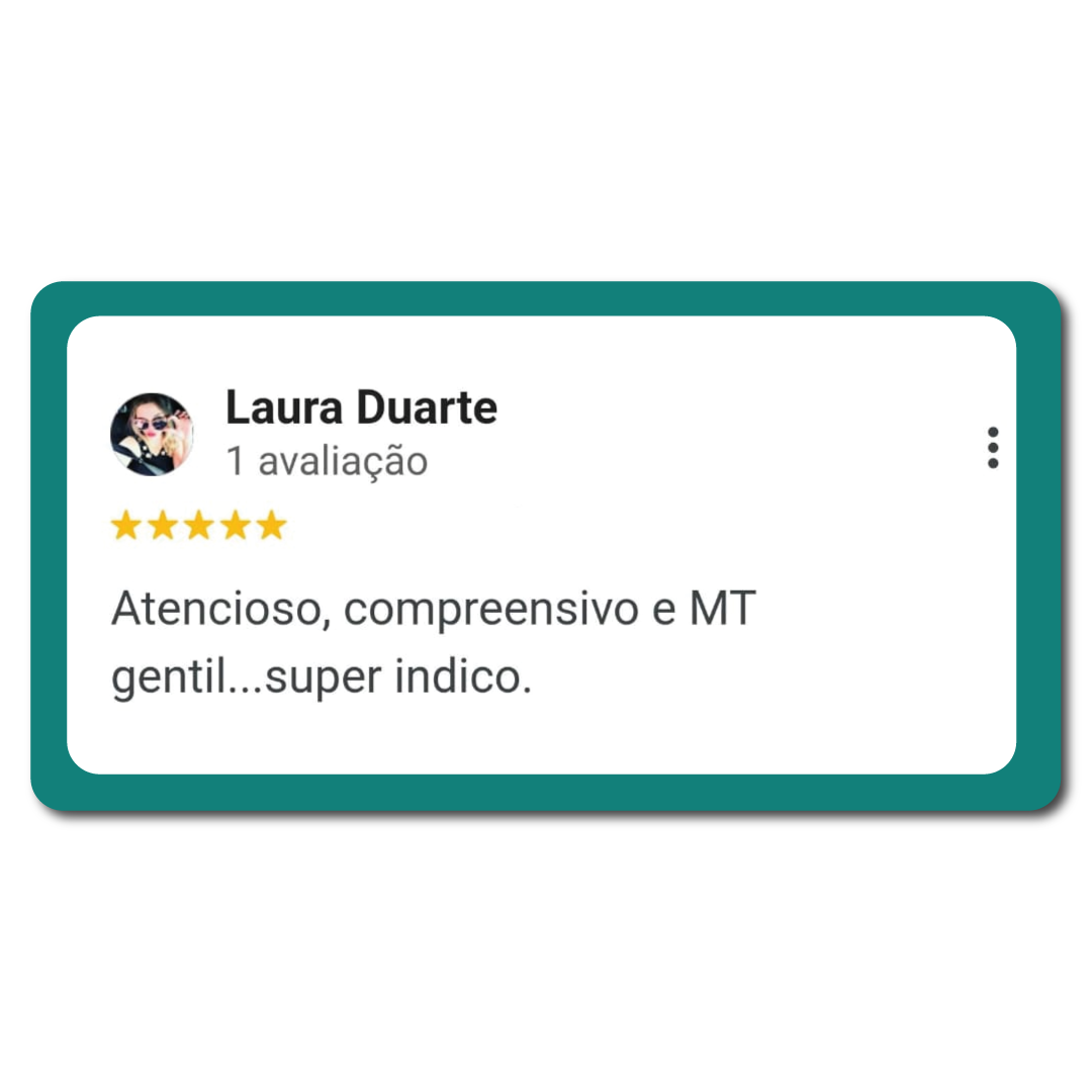 Avaliação no Google
